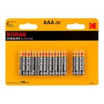 Батарейки KODAK Xtralife Alkaline, LR03-8+2BL, K3A-8+2